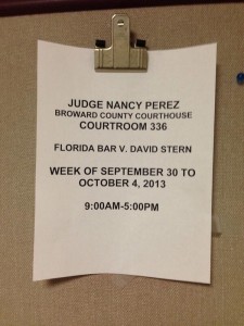 Stern Trial Notice